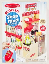 Melissa  Doug Wooden Scan It Shop Mart Play Set 28 Pieces Brand New
