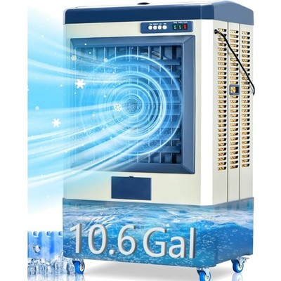 41'' Portable Evaporative Air Cooler - 4800 CFM for Effective Summer Cooling