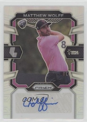 2024 Panini Prizm LIV Golf Signatures Silver 23/99 Matthew Wolff Auto 0t30