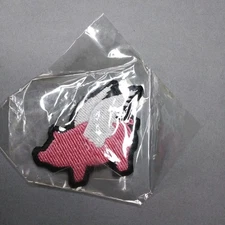 Flying Pig Iron On Patch NEW