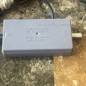 Nintendo NES AC Adapter NES-002 and RF Switch NES-003 OEM Cable Bundle Set