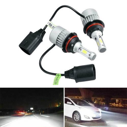 White Headlight Bulbs 3-Side 6000K Cool White DC9-32V LED Low Beam Replacement - Picture 5 of 12