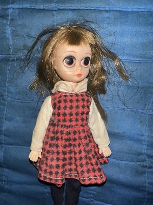 Vintage Rare 1960s Original Susie Sad Big Eyes Figure Doll Toy W