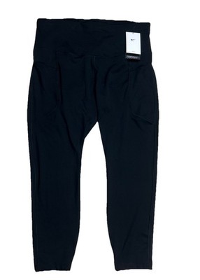 Nike One Women's 1X Compression Active Leggings 7/8 Length Tight High Rise NWT