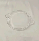 VINTAGE PYREX 470-C  CLEAR GLASS LID ONLY REPLACEMENT CASSEROLE TAB HANDLES