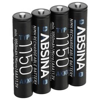 4Er Multipack Absina Micro (Aaa)-Akku Nimh 1.2 V 4 St.