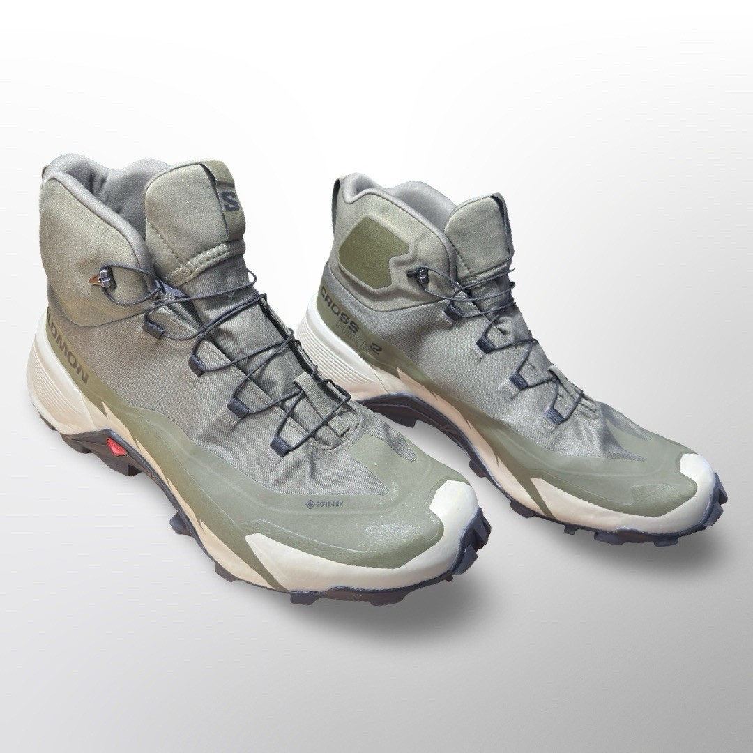 Stivali da trekking Salomon Cross Hike 2 Mid GORE TEX per uomo taglia 13 NUOVI SENZA ETICHETTA