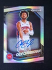 2024-25 Panini Prizm Black Cade Cunningham #8 Auto Silver