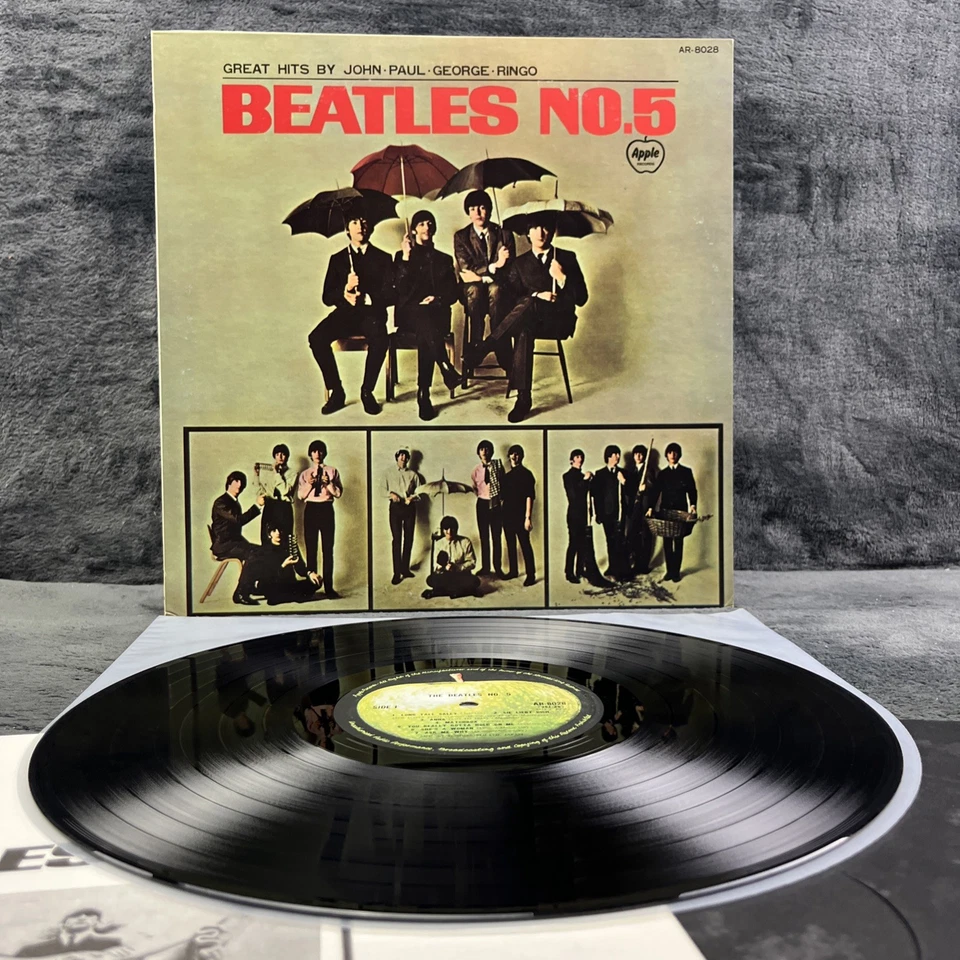 Beatles – Beatles No. 5 Japan Pressing LP Vinyl Record Schallplatte AR-8028 - Bild 2 von 4