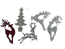 Christmas Ornament Ornaments Lot Assorted Holiday Tree Decorations  Plastic