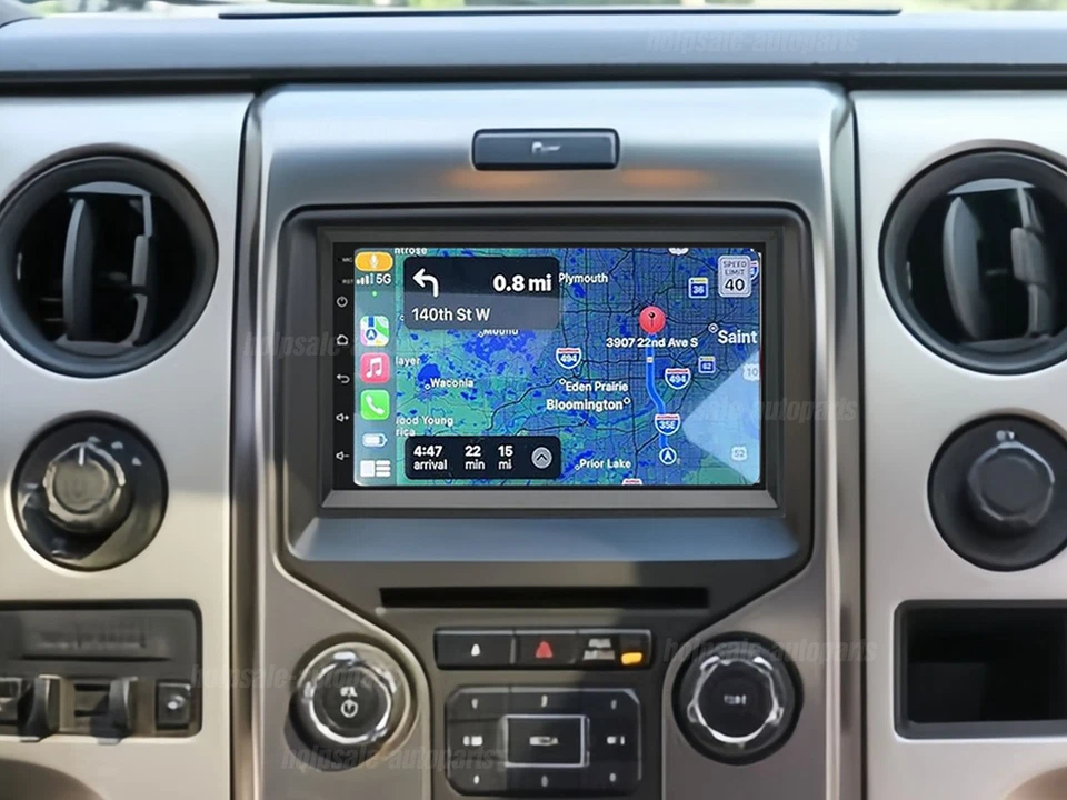 Radio estéreo para automóvil Ford F-150 Raptor 2013 2014 Android 13 Apple Carplay GPS FM Foto 2 de 4