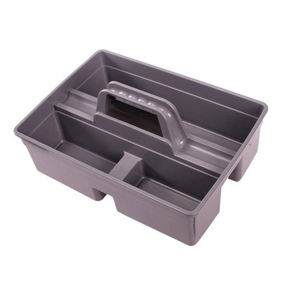 Jiaan Plastic Storage Tray Tote- Versatile Multiuse 1 Count (Pack of 1), gray