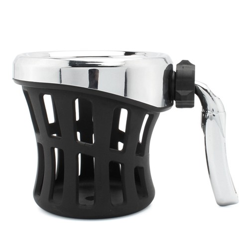 Motorcycle Handlebar Cup Holder Drink W/ Mesh Basket Mount Universal - Bild 22 von 24