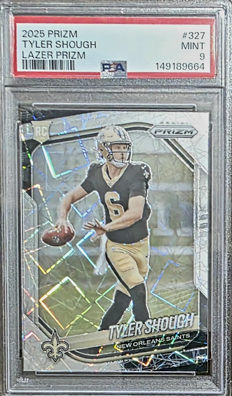 Tyler Shough Panini Prizm #327 Lazer