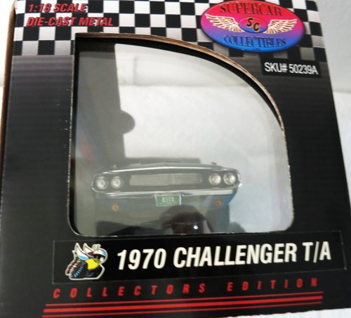 1970 Dodge Challenger T/A Supercar Collectibles Highway 61 B5 Blue 50239A 1:18 - Picture 17 of 21
