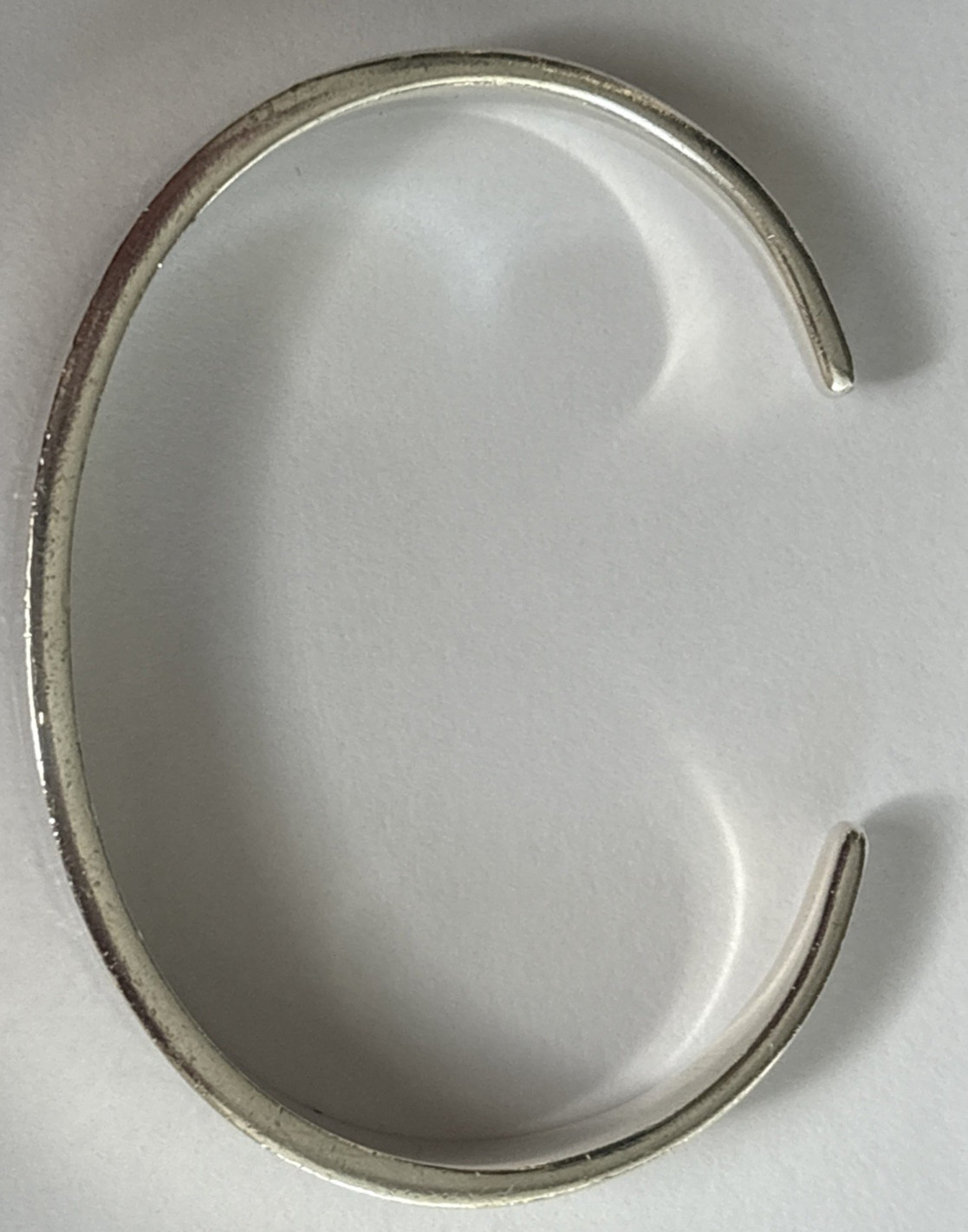 Classic Concave Design Solid 925 Sterling Silver … - image 4