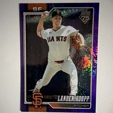 2026 Topps Series 1 Landen Roupp #29 Purple Parallel San Francisco Giants /250