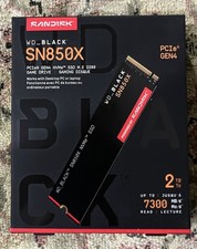 Western Digital WD BLACK SN850X 2TB NVMe Internal SSD WDS200T2X0E 