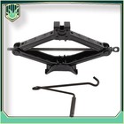 2T Scissor Jack Car Van Wind Up Tyre Lift Chrome Crank Handle Emergency Tool NEW