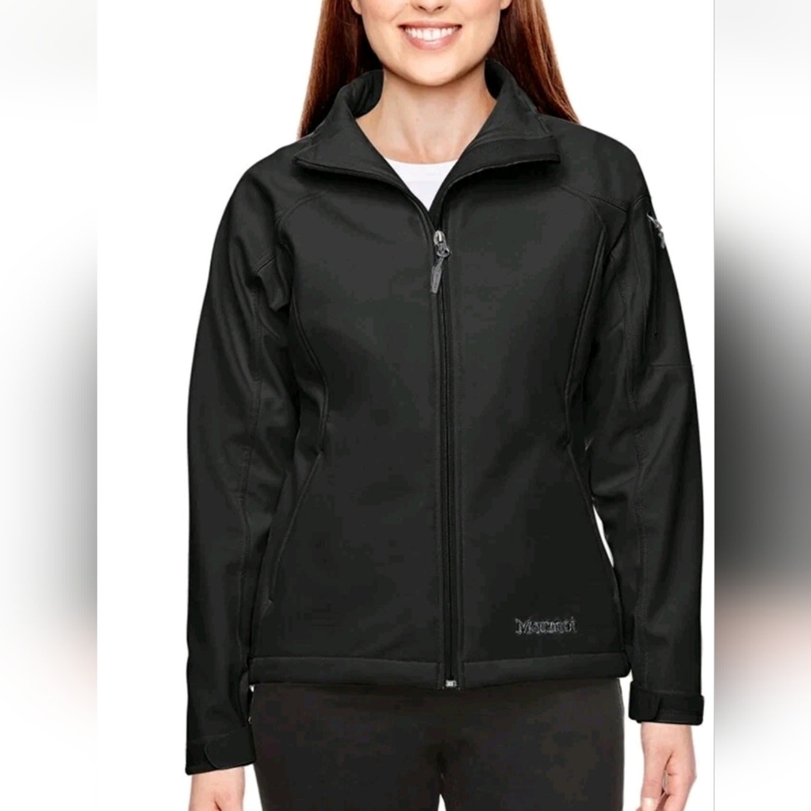 Marmot Black Gravity Softshell Jacket Size LARGE - image 1