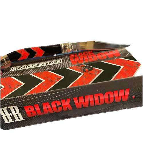 Rough Ryder Black Widow Medium Toothpick Pocket Knife - KB107 - Picture 4 of 9