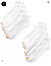 Free Shipping Gold Toe Men's 8-Pack Athletic Quarter Socks No Import Fee