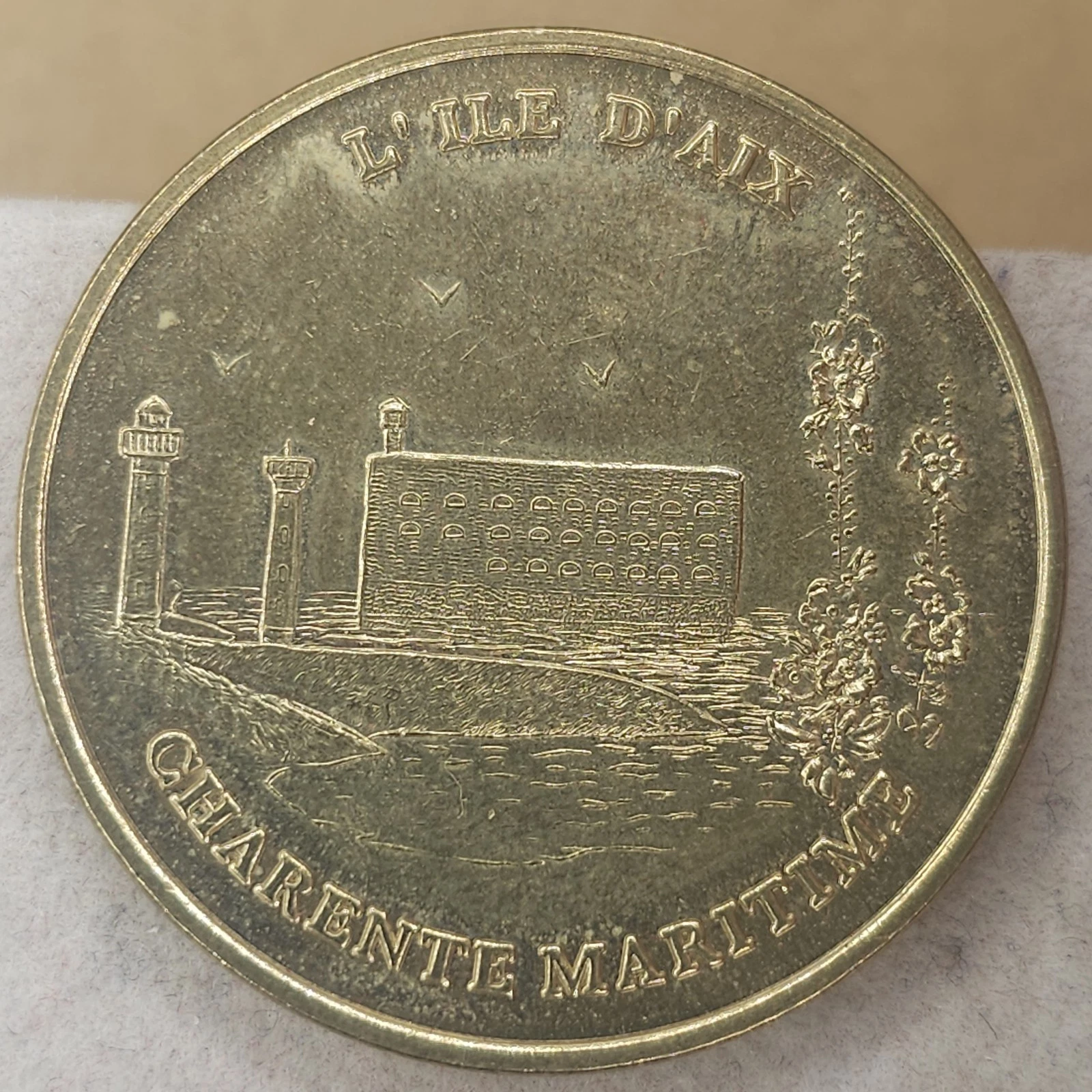 Charente-Maritime - L'Ile d'Aix - Fort Boyard - 1998 - Jeton Monnaie de Paris