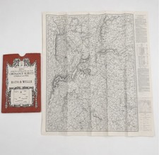 Vintage OS Map Bath & Wells Sheet 76 1982 Dav...