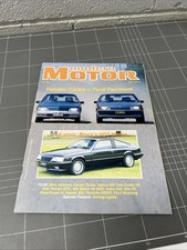 VINTAGE CAR MAGAZINE MODERN MOTOR  MUSCLE FORD HOLDEN 1984 MANCAVE RETRO 1980s