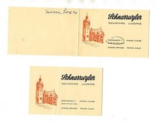 SchnarruryleR Souvenir Store Brochure & Receipt Lucerne Switzerland 1957