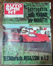 Rivista Settimanale Autosprint N. 33 Luglio Agosto 1970
