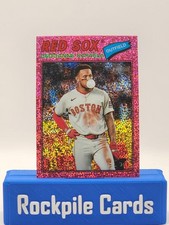 2026 Topps Heritage - Ceddanne Rafaela #397 Chrome Pink Sparkle Refractor