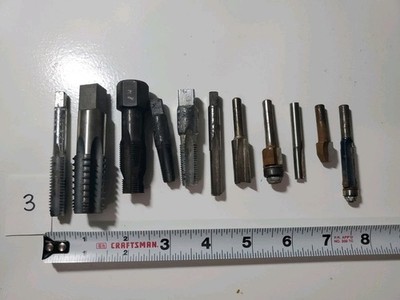 Cutting Taps And Router Bits 11 Pieces R&N Craftsman Bosch Tools