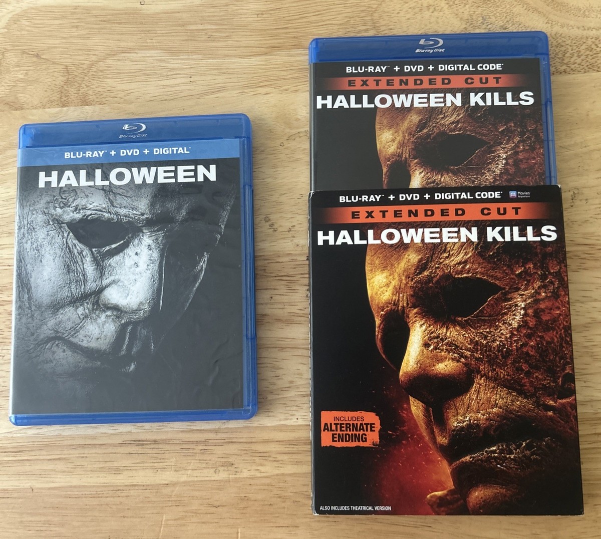 Halloween (2018) & Halloween Kills (2021) (Blu Ray+DVD) Authentic