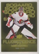2022-23 Upper Deck Series 2 Fluorescence Gold 100/150 Mads Sogaard #F-14 0x2e