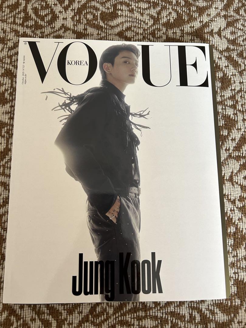 Vogue Korea No.327 October 2025 Jung Kook Cover Magazine