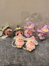 Mysterious Witch Charm Set of 6 Cute Witch Hat Charms, FlocFoiled,