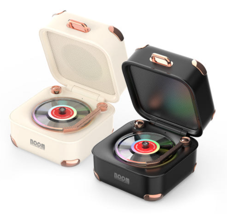 Boommaster Mini Turntable Bluetooth Speaker JB-300 with Express Shipping