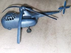Vintage Marx Battleground Blue Plastic Helicopter