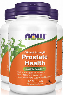 3 PACK - NOW Foods Prostate Health 90 Softgels 06/2027 FREE SHIPPING