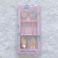 Rare Sanrio Little Twin Stars Spoon and Fork Set