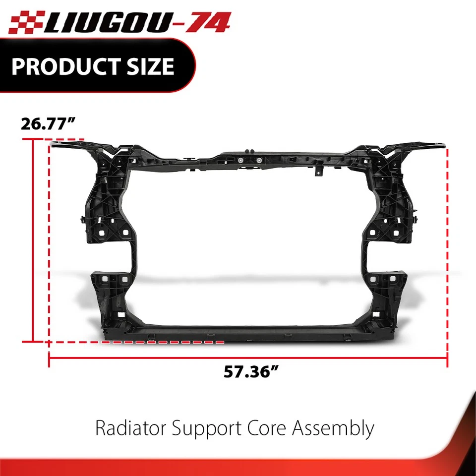 Fit For 2021-2022 Audi Q5 2.0L Radiator Support Core Assembly 80A805594B Foto 3 de 4