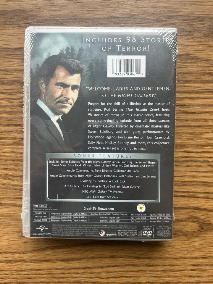 Night Gallery The Complete Series DVD 10-Disc Set Damaged Case Brand New Sealed - Image 2 of 2