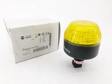 New Allen Bradley 855PB-B10LE822 Ser. A Panel Mount LED Yellow 120VAC