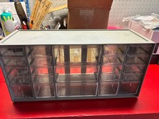 Vintage Akro-Mils 23-Drawer Storage Cabinet Model 10-136 Near-Perfect