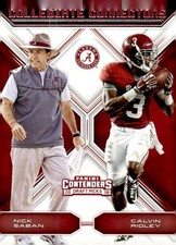 2018 Panini Contenders Draft Picks #14 Nick Saban / Calvin Ridley