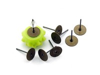20 Ohrstecker Antik Bronze Mit 8 Mm Klebepad