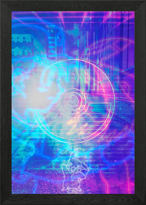 Ash and Misty Gerahmtes Wandbild Poster Leinwanddruck Bild