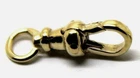 Genuine 18ct 18K 750 Solid Yellow Gold Rotating Albert Swivel Clasp 15mm Size