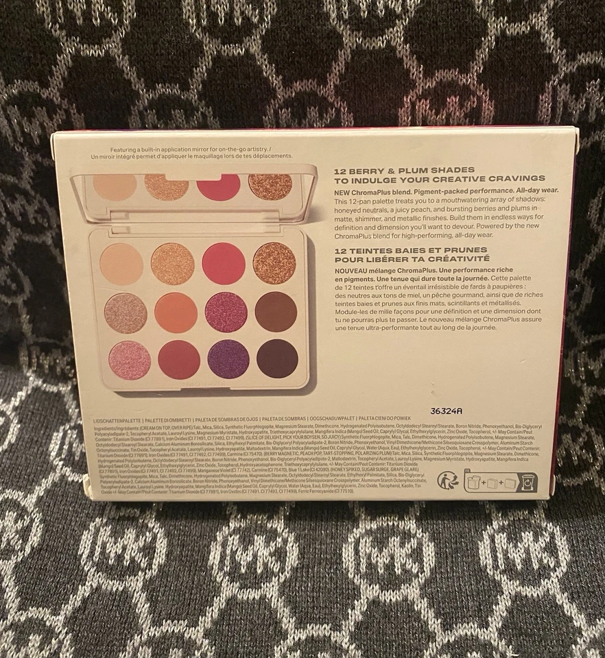 BNIB Morphe ChromaPlus Eyeshadow Palette Electric Currant 12 Shades - Image 3 of 4